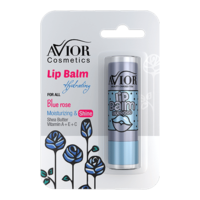 Avior blue rose lip balm