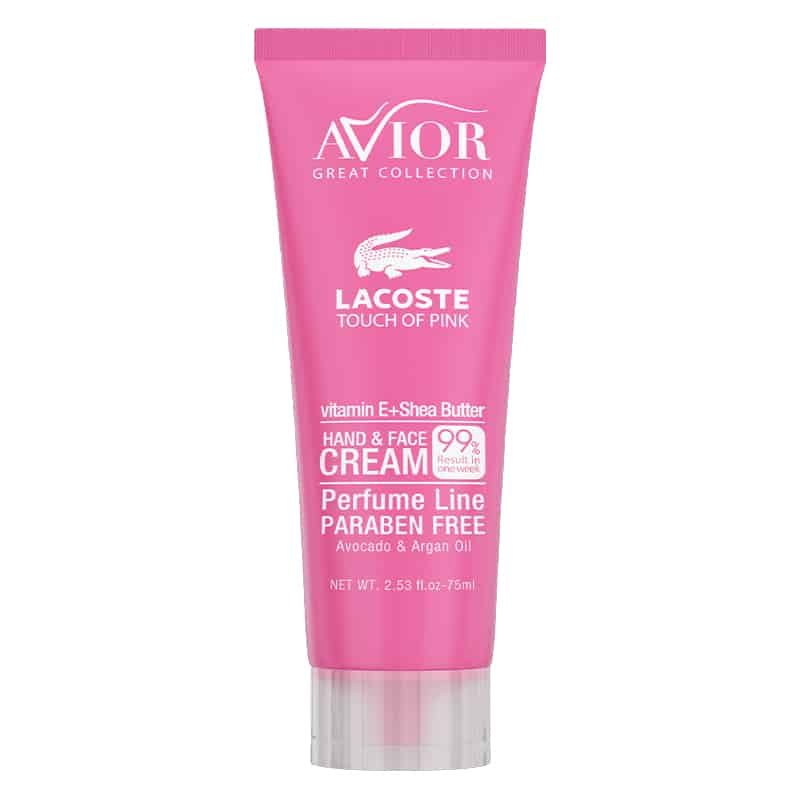 Avior hand & face cream for women (Lacoste Touch Of Pink)
